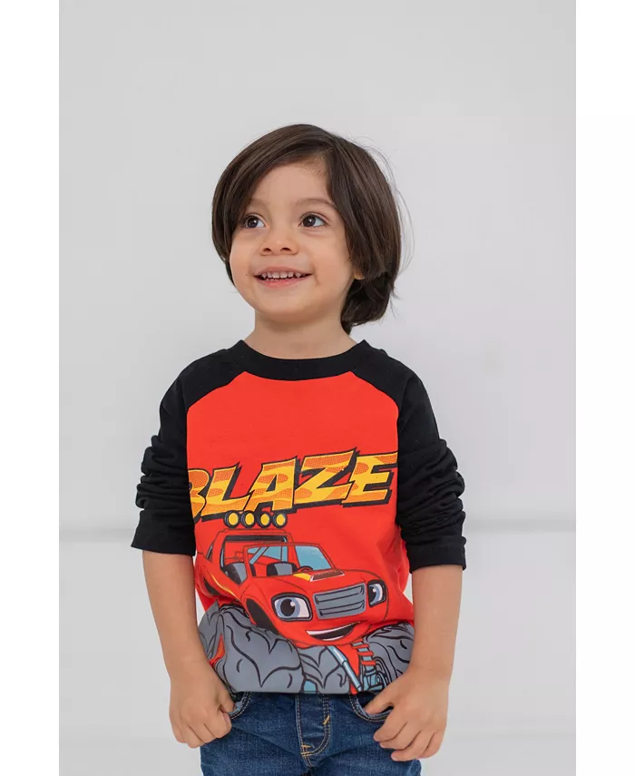 Футболки для мальчиков, 2 шт Blaze and the Monster Machines, мультиколор — фото 4