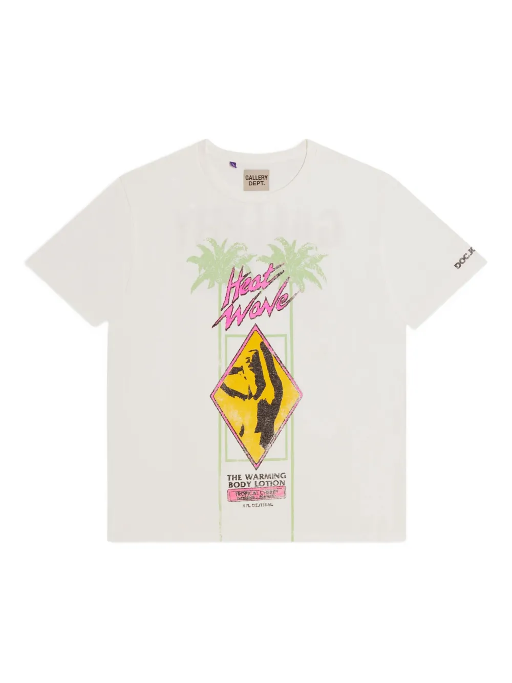 

Футболка X Doc Johnson Heat Wave с блестками GALLERY DEPT., белый