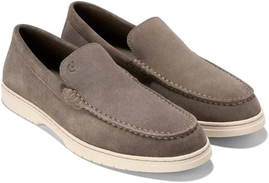 Лоферы Cole Haan Greenwich Grand Venetian, Morel Suede/Ivory