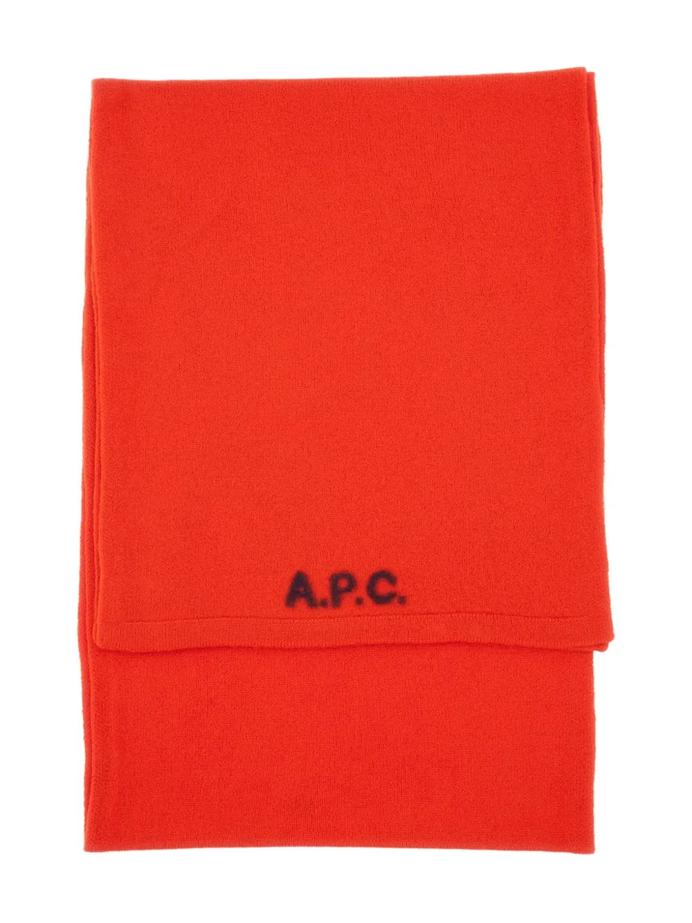 

Шарф с украшением в виде логотипа A.P.C., красный