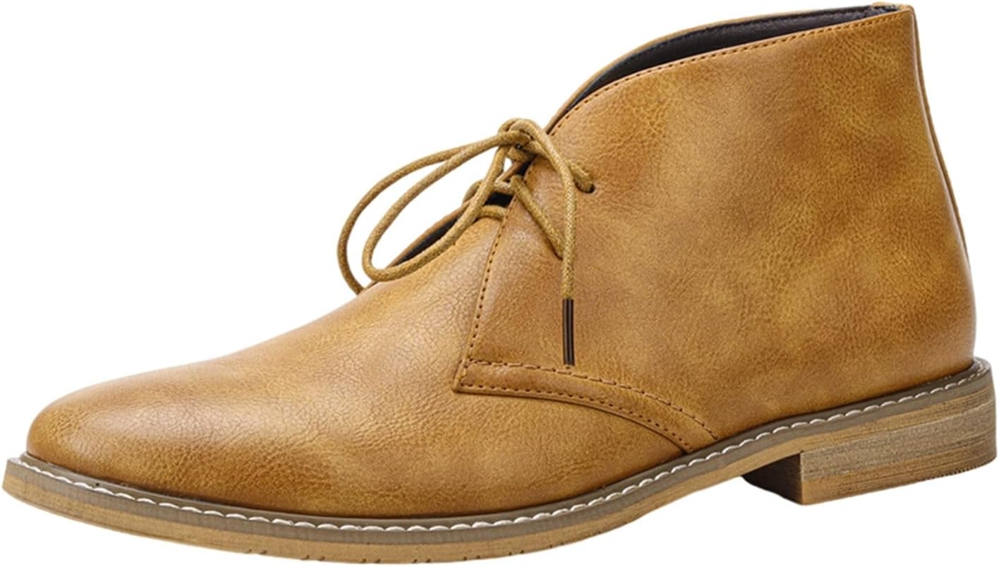 

Мужские повседневные кожаные ботинки челси SywzXxfybz Sywzx&Xfybz, желтый