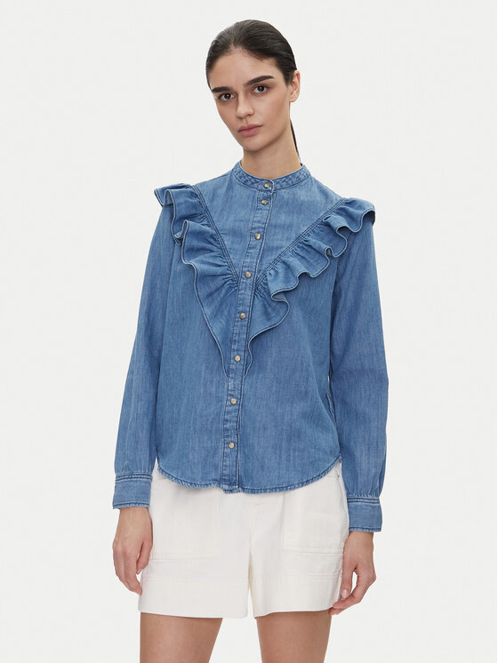 

Джинсовая рубашка стандартный крой Katia PL305092 Pepe Jeans, синий
