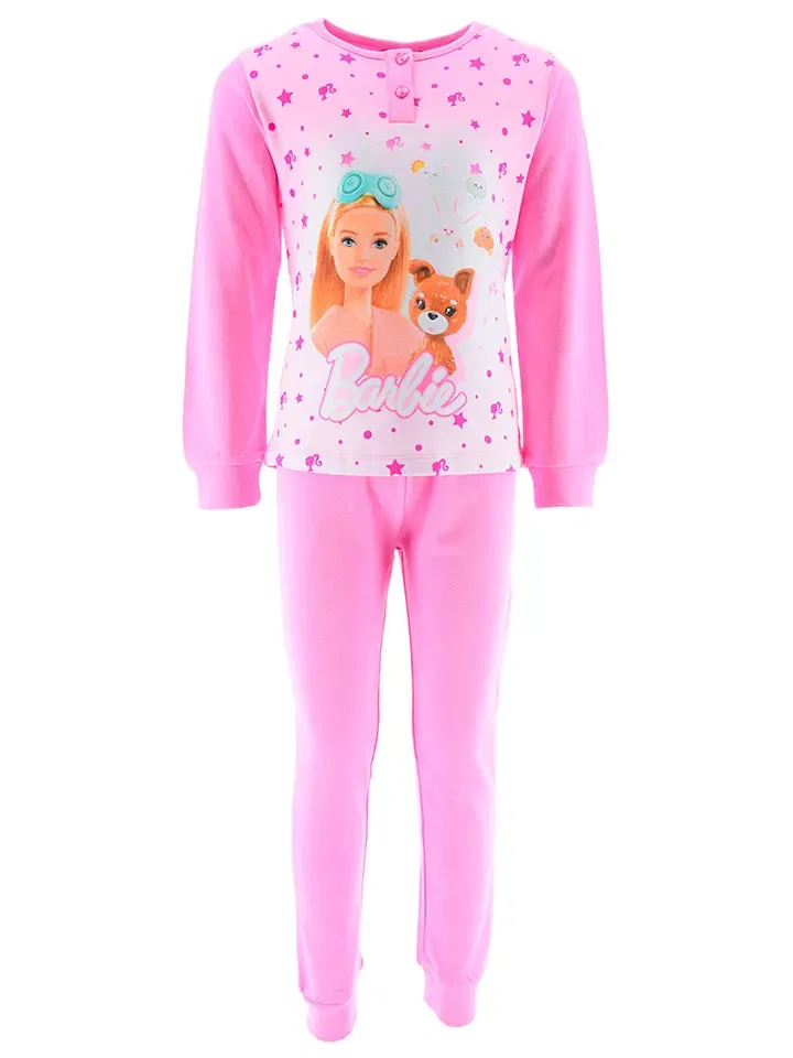 Пижама хлопковая Barbie, розовая