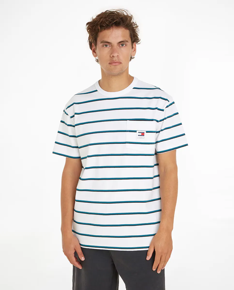 

Футболка мужская с коротким рукавом Regular Fit Tommy Jeans, белый