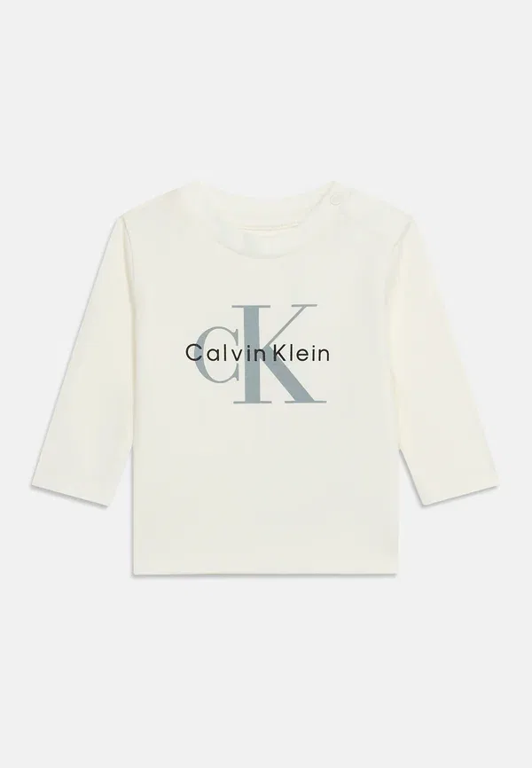Топ с длинным рукавом Monologo Calvin Klein Jeans, тофу