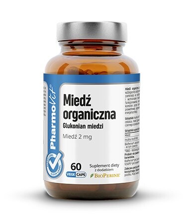 

Pharmovit, Органическая медь 2 мкг 60 капсул