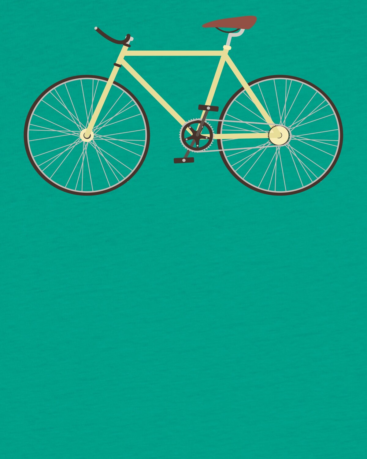 Watabout.kids Футболка 'Yellow Bike' в цвете Grass Green — фото 4