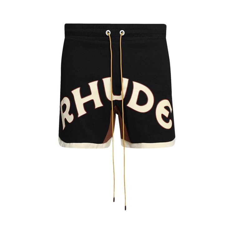 

Шорты Rhude Mechanic Logo 'Black/Brown', черный