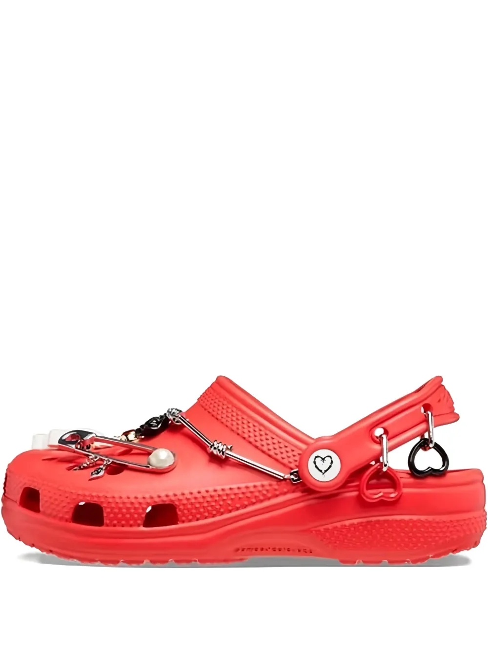 

Сандалии X Karol G Classic "Flame" Crocs, красный