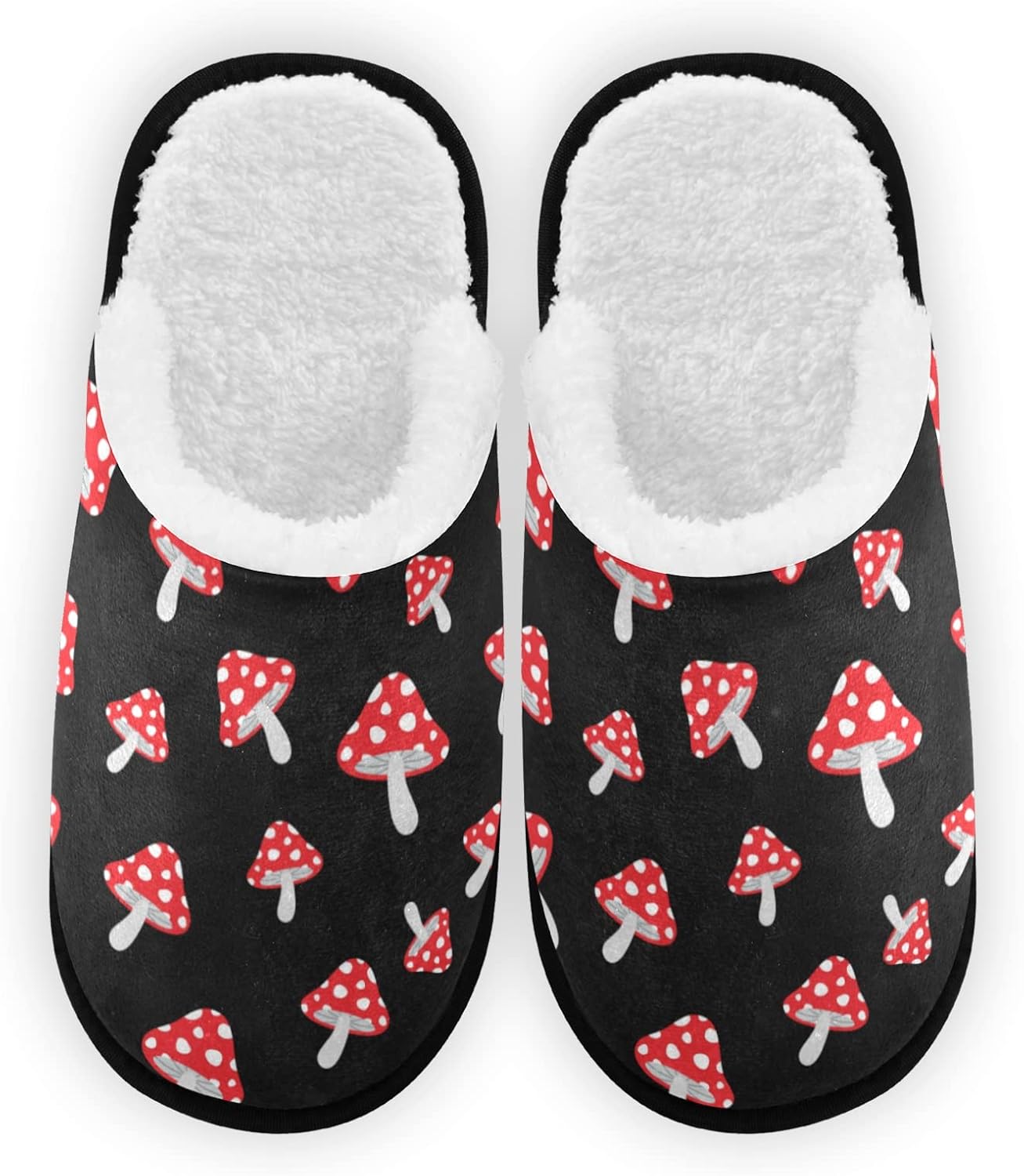 

Тапочки Umidedor мягкие, нескользящие, для дома, спальни, отеля, путешествий и спа, Mushrooms