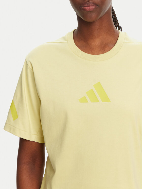 Футболка обычного кроя Z.N.E. JC5400 Adidas, желтый — фото 4