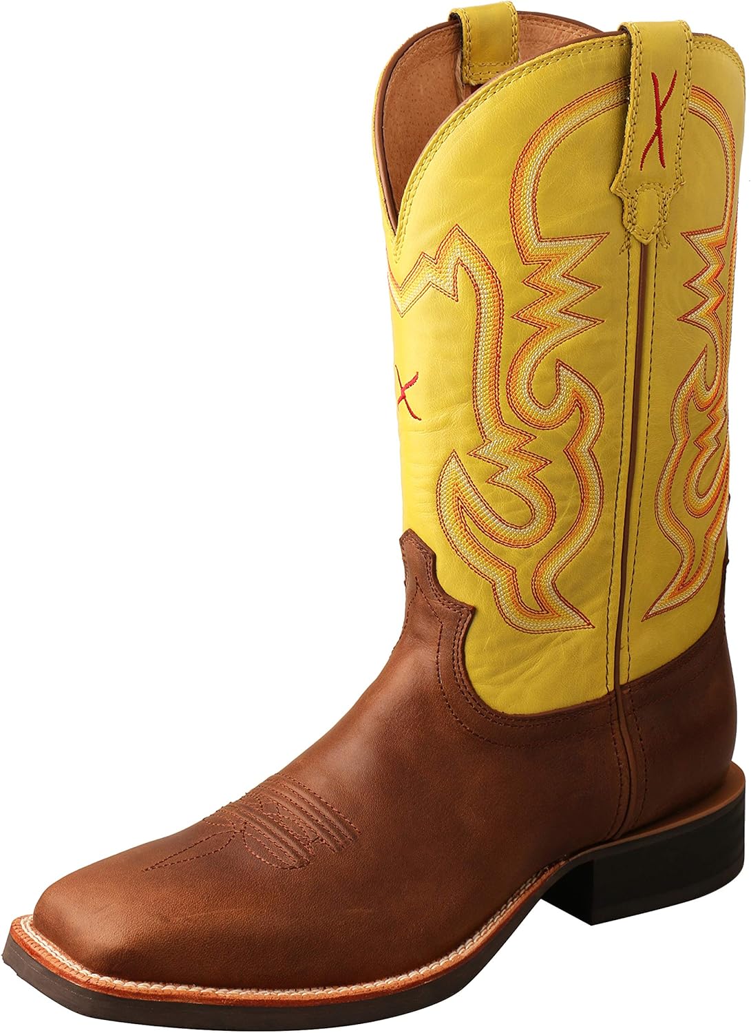 

Ковбойские сапоги Twisted X Men's Ruff Stock Western с широким квадратным носком - Mrs0067, светло-коричневый