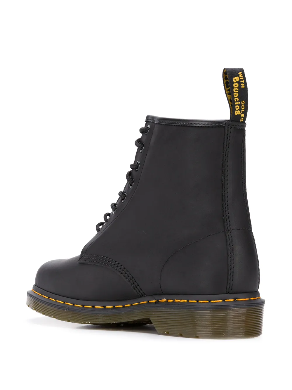 Мужские ботинки Dr. Martens 1460 из гладкой кожи на шнуровке, черный — фото 3