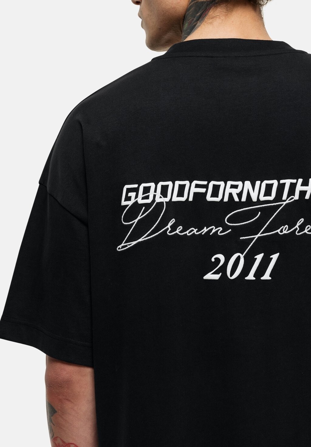 

Футболка с принтом OVERSIZED BLACK FOREVER T-SHIRT Good For Nothing, черный
