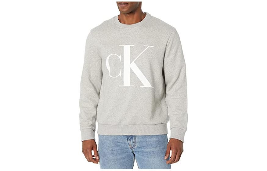 

Толстовка мужская светло-серая Calvin Klein, серый
