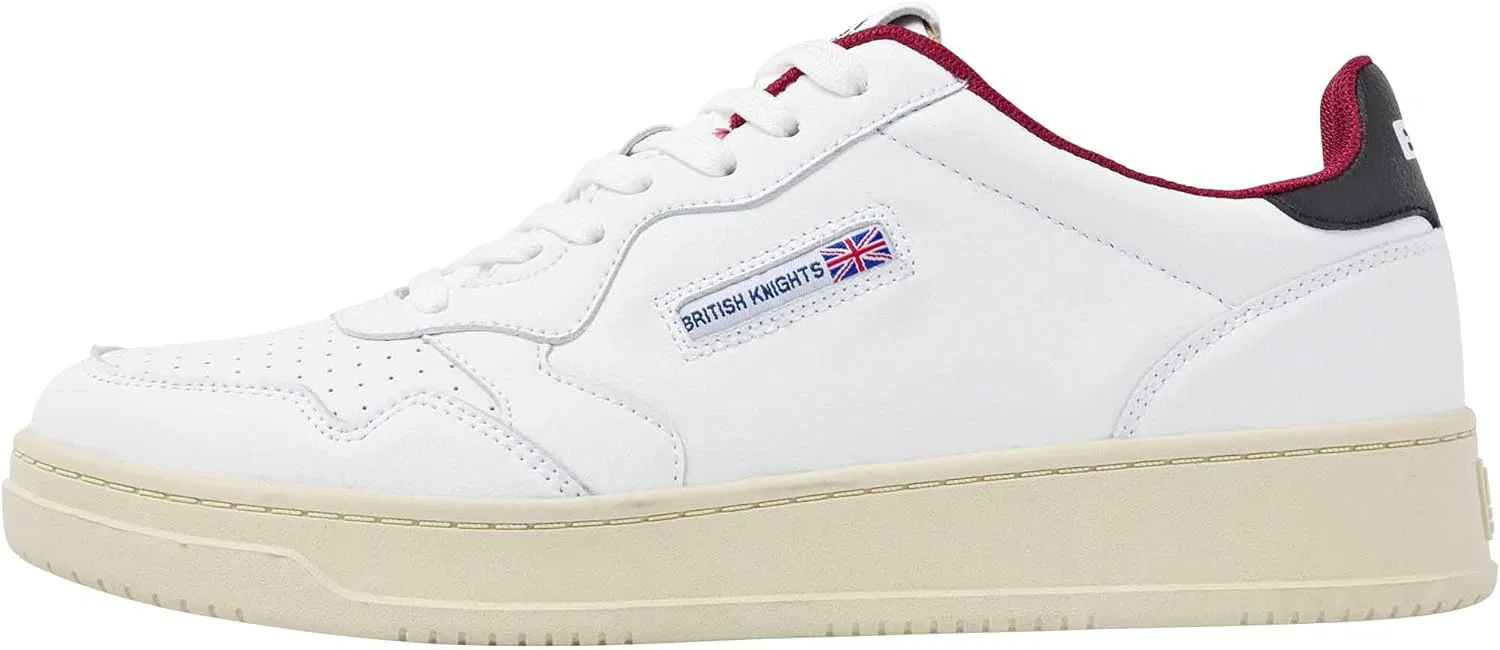 Мужские кроссовки British Knights Noors, White Black Red