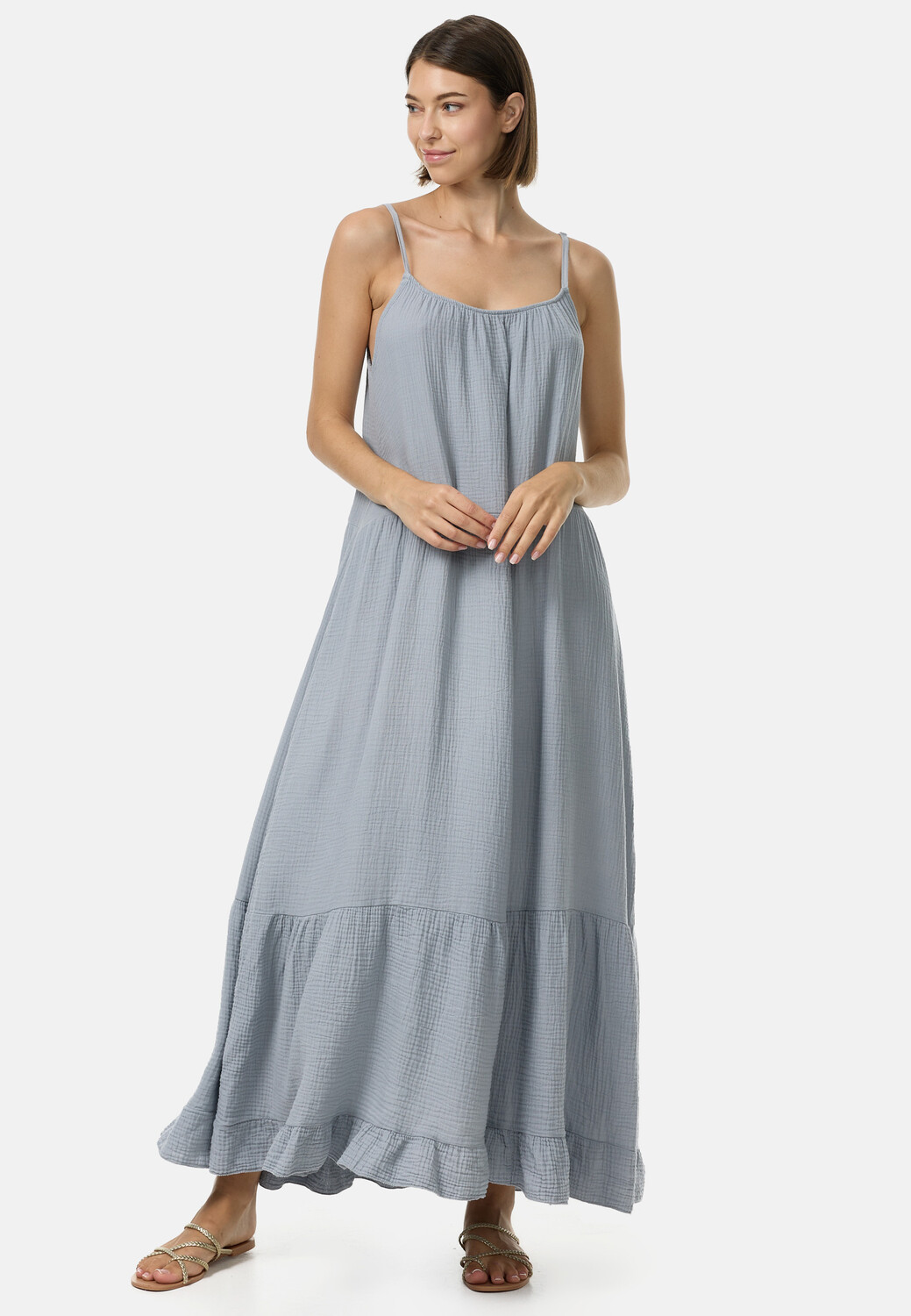 

Платье PM SELECTED Musselin Maxi, серый