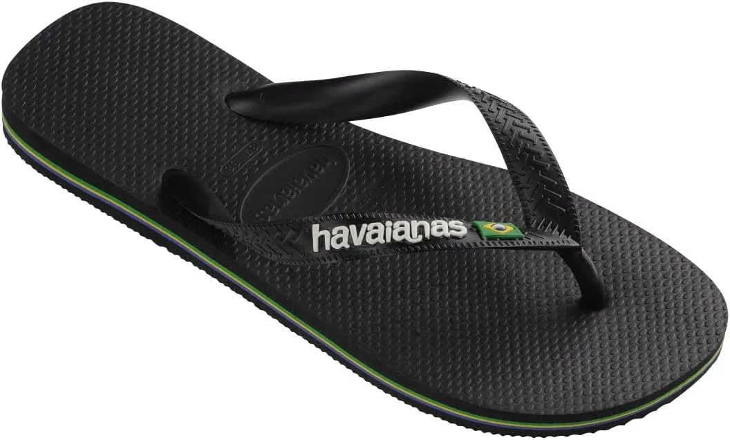 Шлепанцы Havaianas Brazil Logo, черный — фото 2