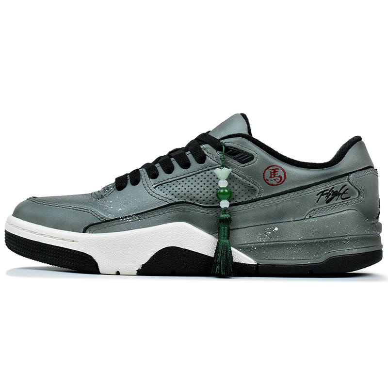 

Jordan FLIGHT COURT Износостойкие низкие винтажные баскетбольные кроссовки унисекс, бирюзовый цвет