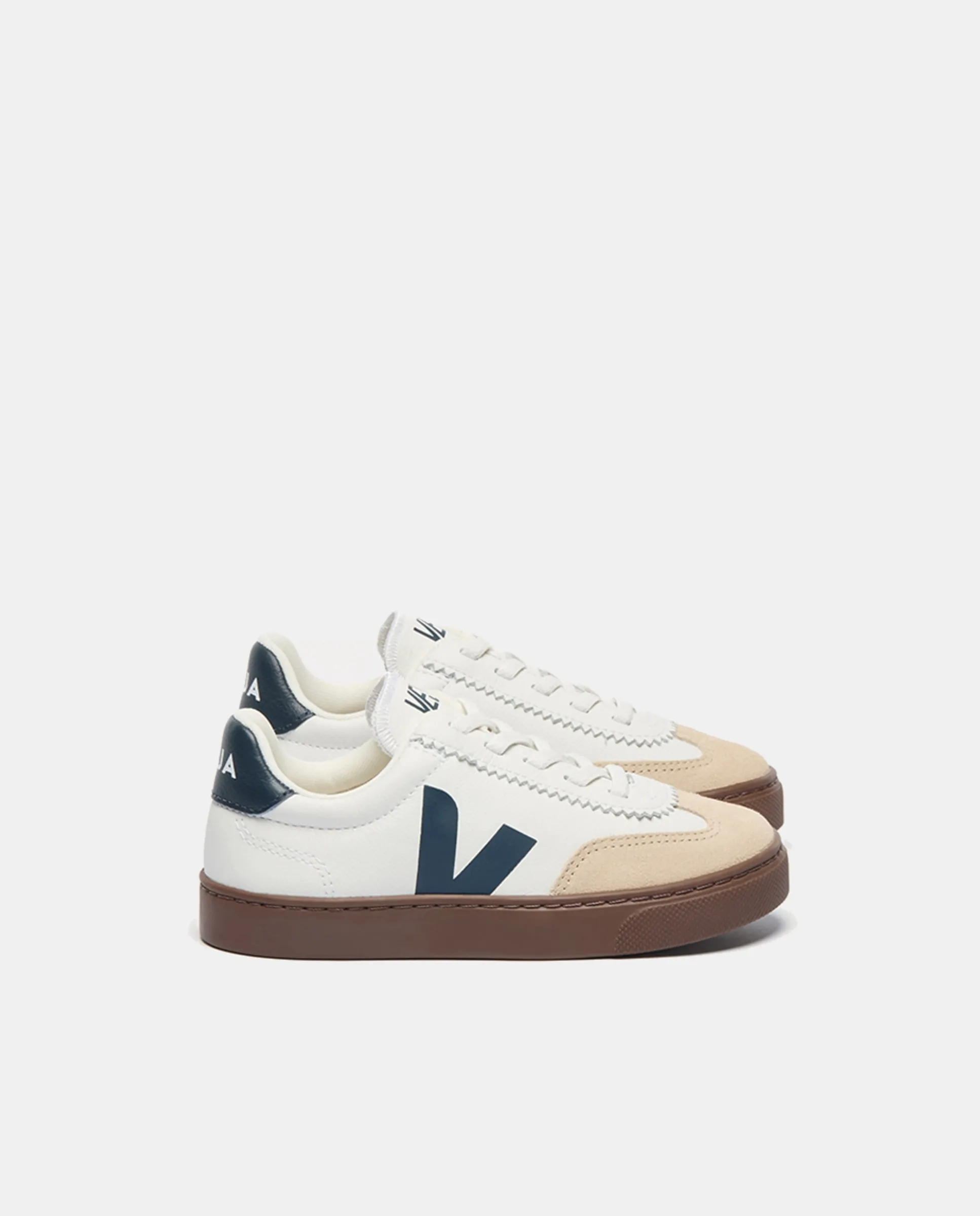 

Детская кожаная кроссовка модели волей Veja, белый