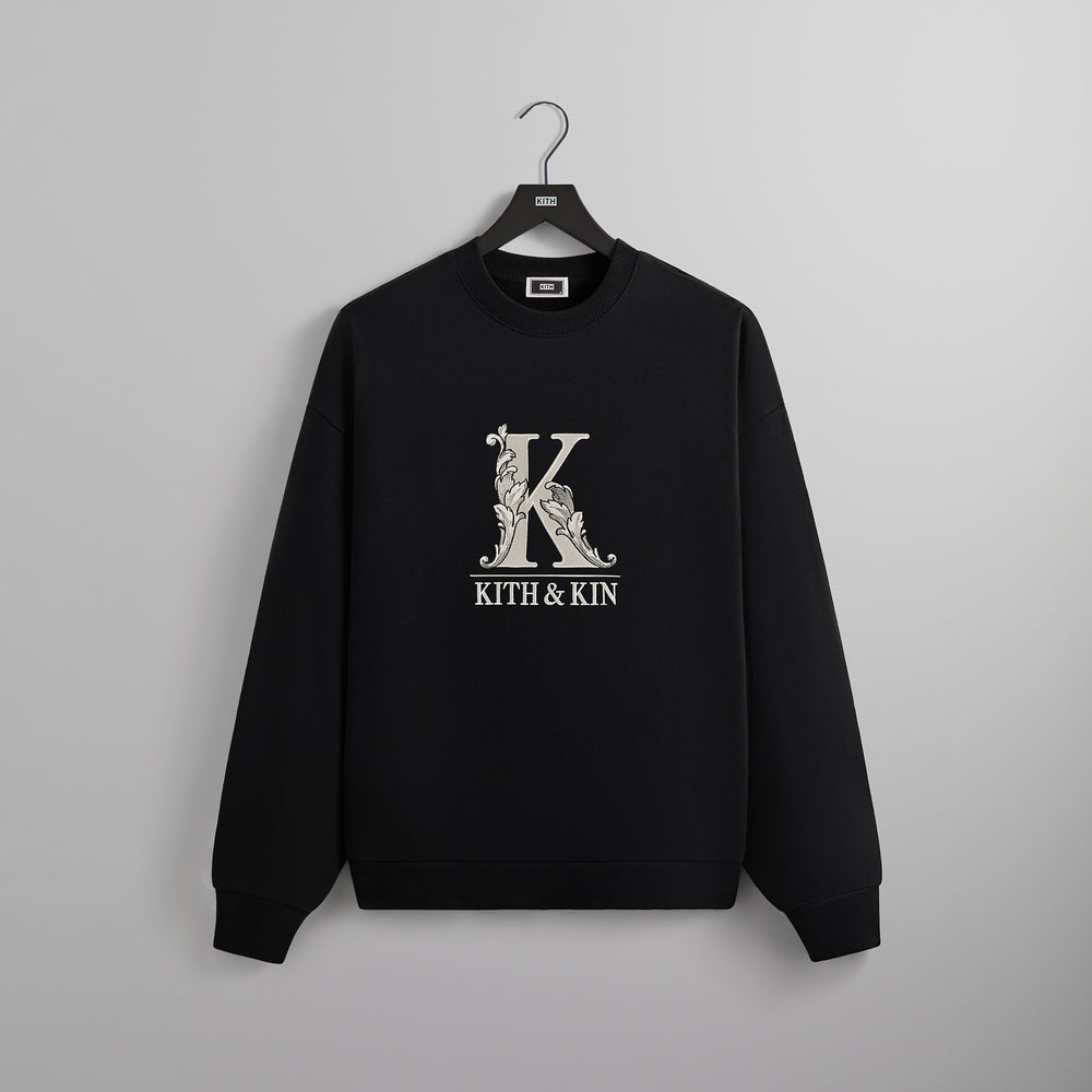 

Толстовка Kith Filigree Nelson Crewneck, черный