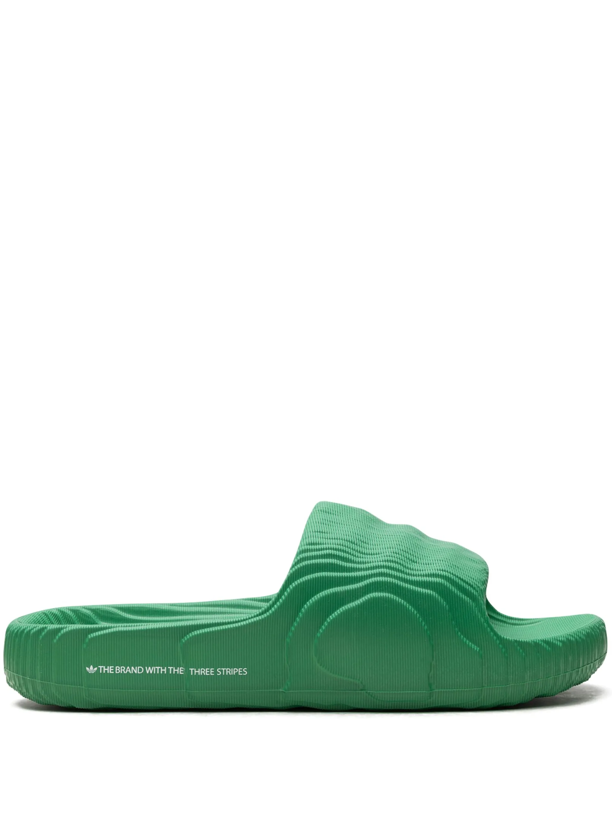 Шлепанцы Adilette 22 Adidas, зеленый