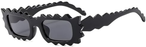 

Солнцезащитные очки прямоугольной формы 2026 года для женщин и мужчин, с градиентными линзами, зубчатой ​​оправой и характерной защитой от УФ-излучения UV400 MTZJH, C1