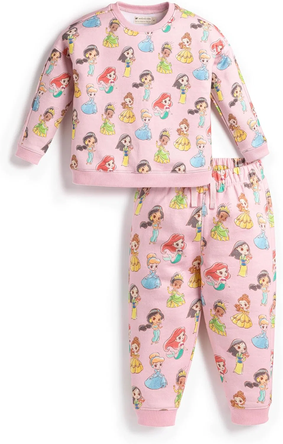 Спортивный костюм для детей organic cotton, monica + andy, Disney Princess Characters