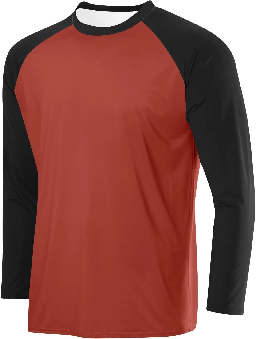 

Футболка Baseball Raglan Color Block для мужчин, свободный крой, длинный рукав