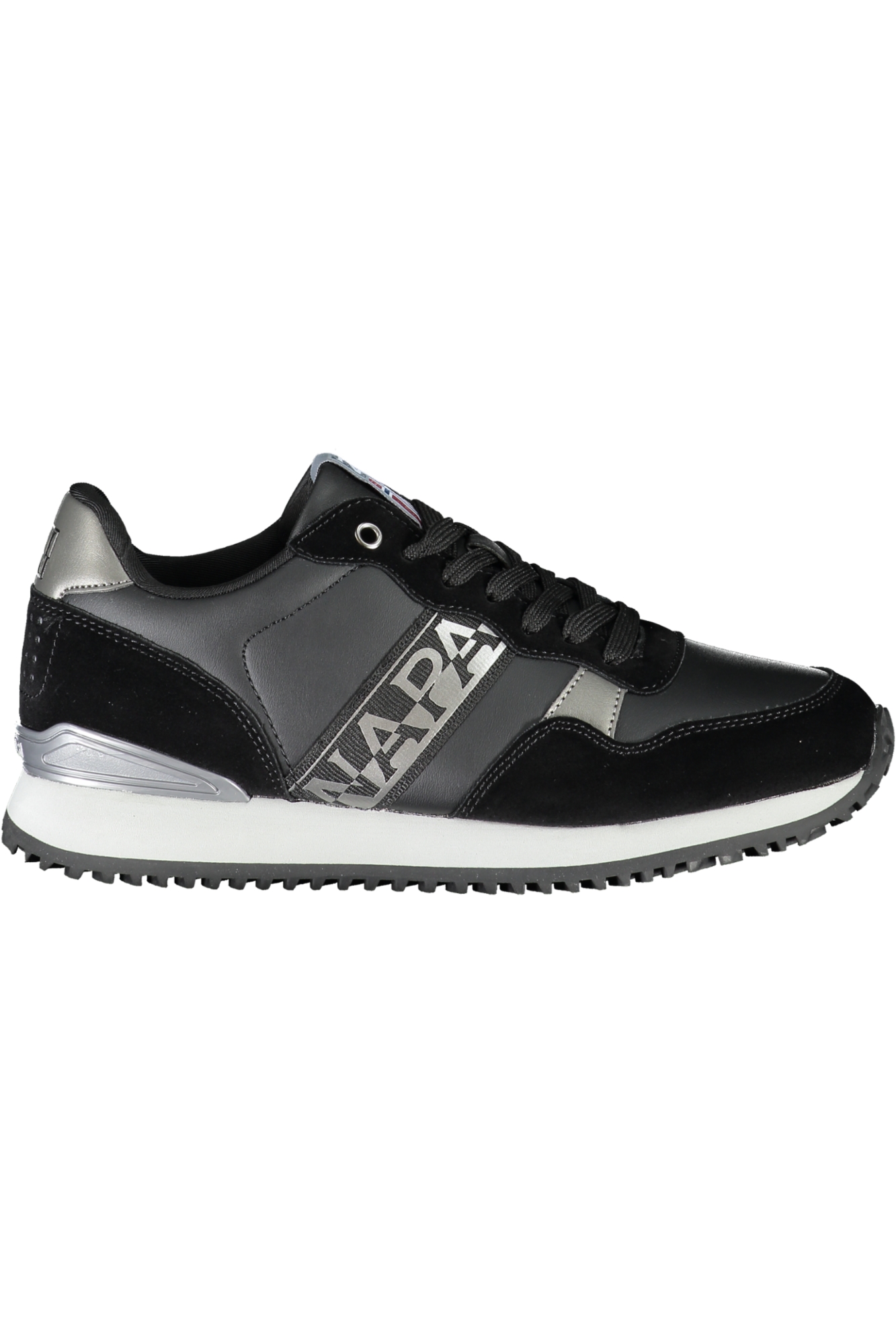 Кроссовки женские спортивные Napapijri Shoes, черный / серебряный