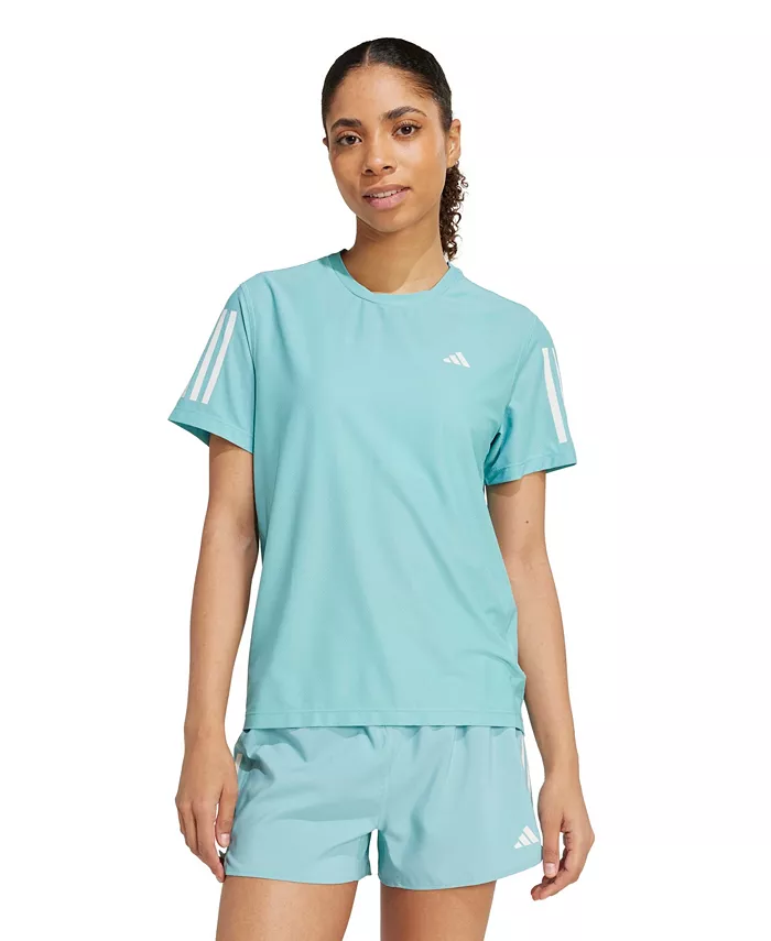 

Женская беговая футболка The Run с коротким рукавом adidas, зеленый