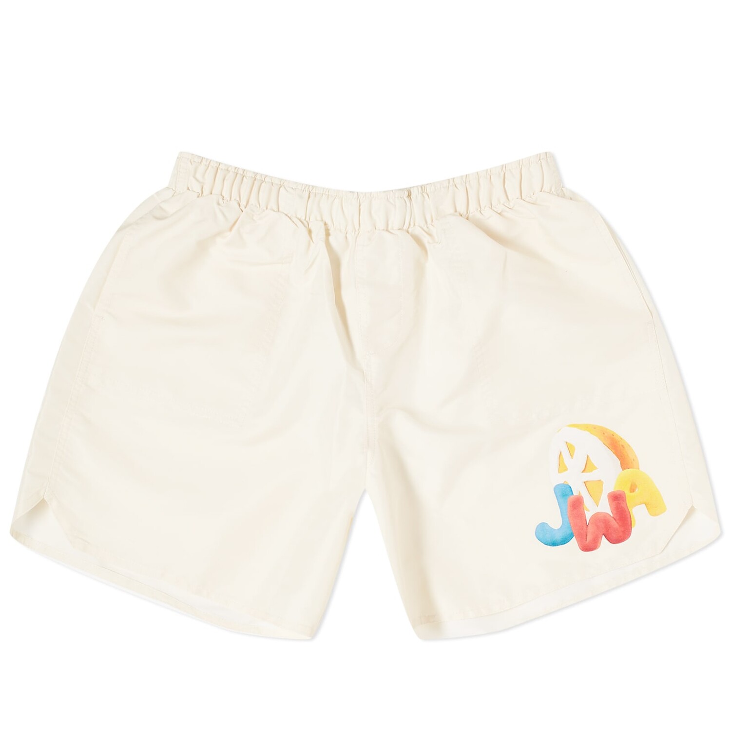 

Шорты Jw Anderson Jwa Orange Print Swim Shorts, цвет Cream