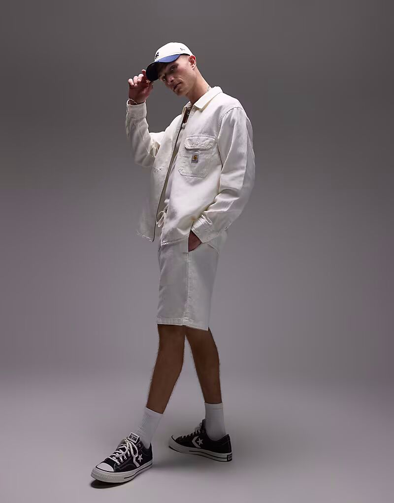 

Шорты Carhartt WIP rainer в цвете «кремовый»