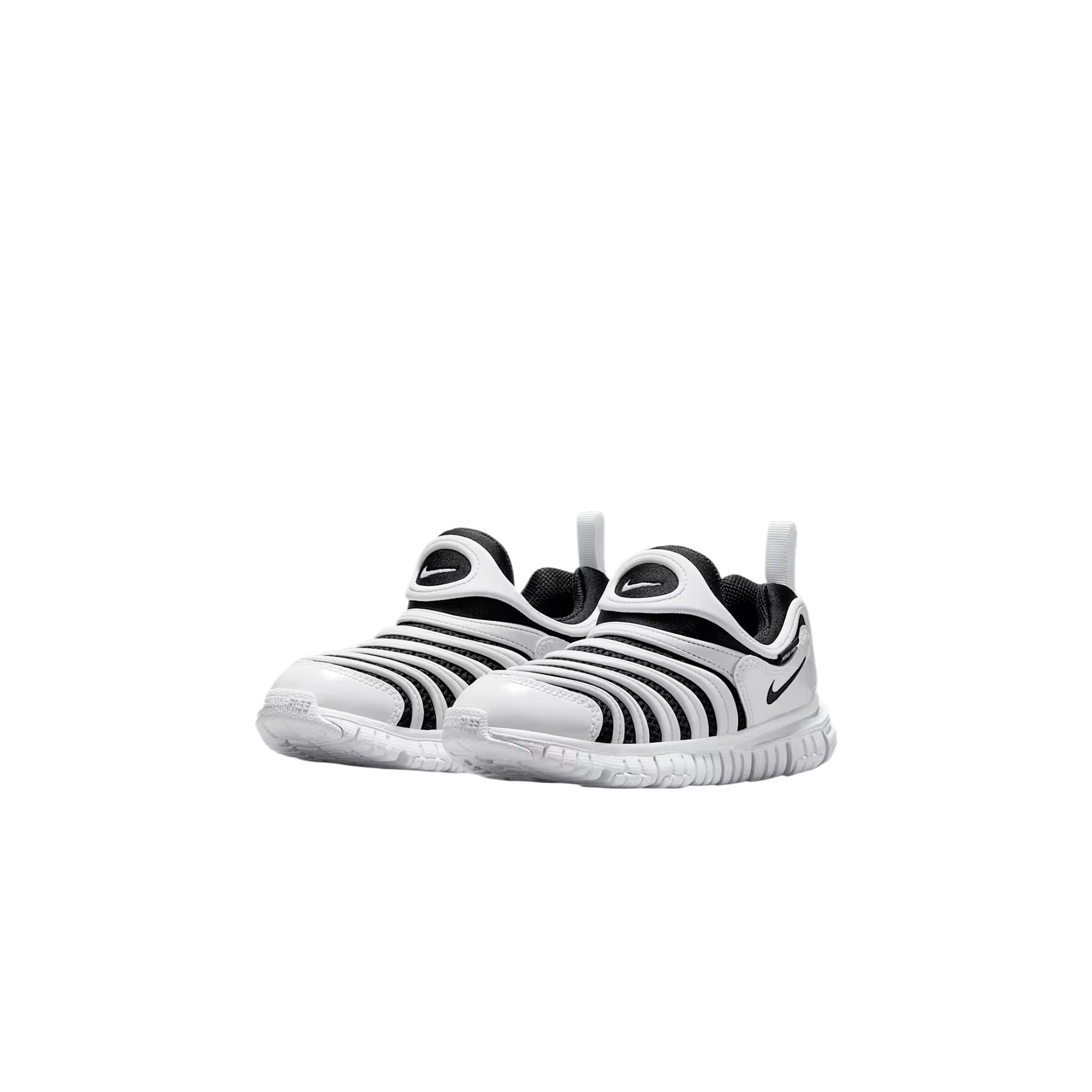 Nike Динамо фри лоу топ детские повседневные кроссовки white/black для детей 3-7 лет — фото 3