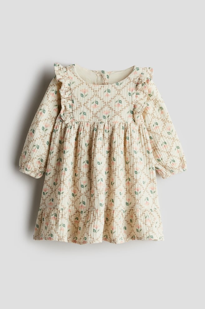 

Платье с длинными рукавами H&M, бежевый