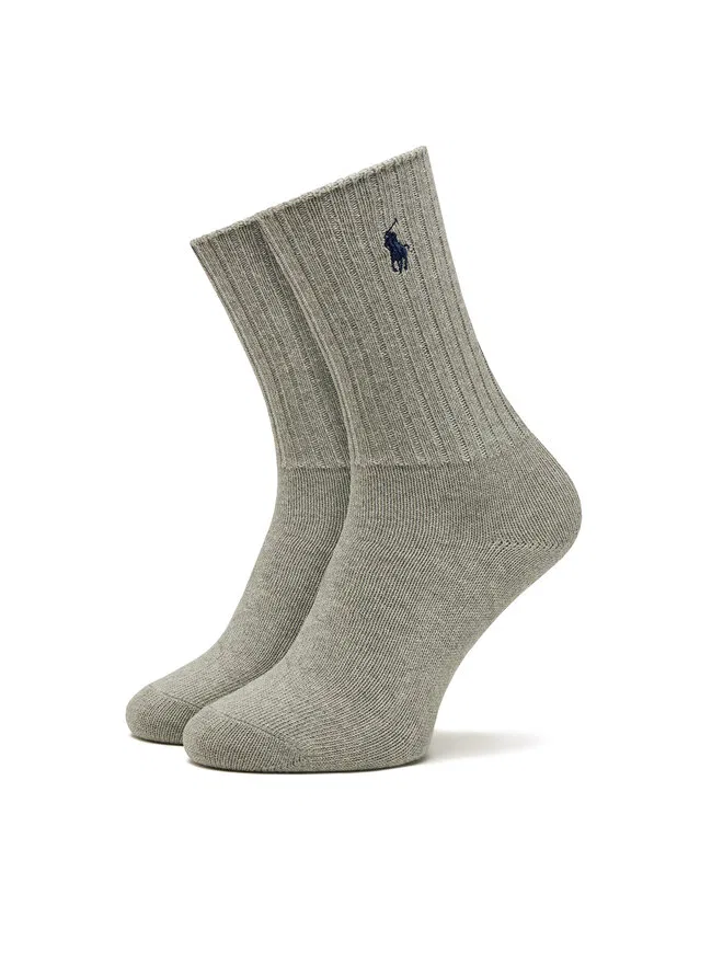Длинные носки 455846847013 Серые Polo Ralph Lauren