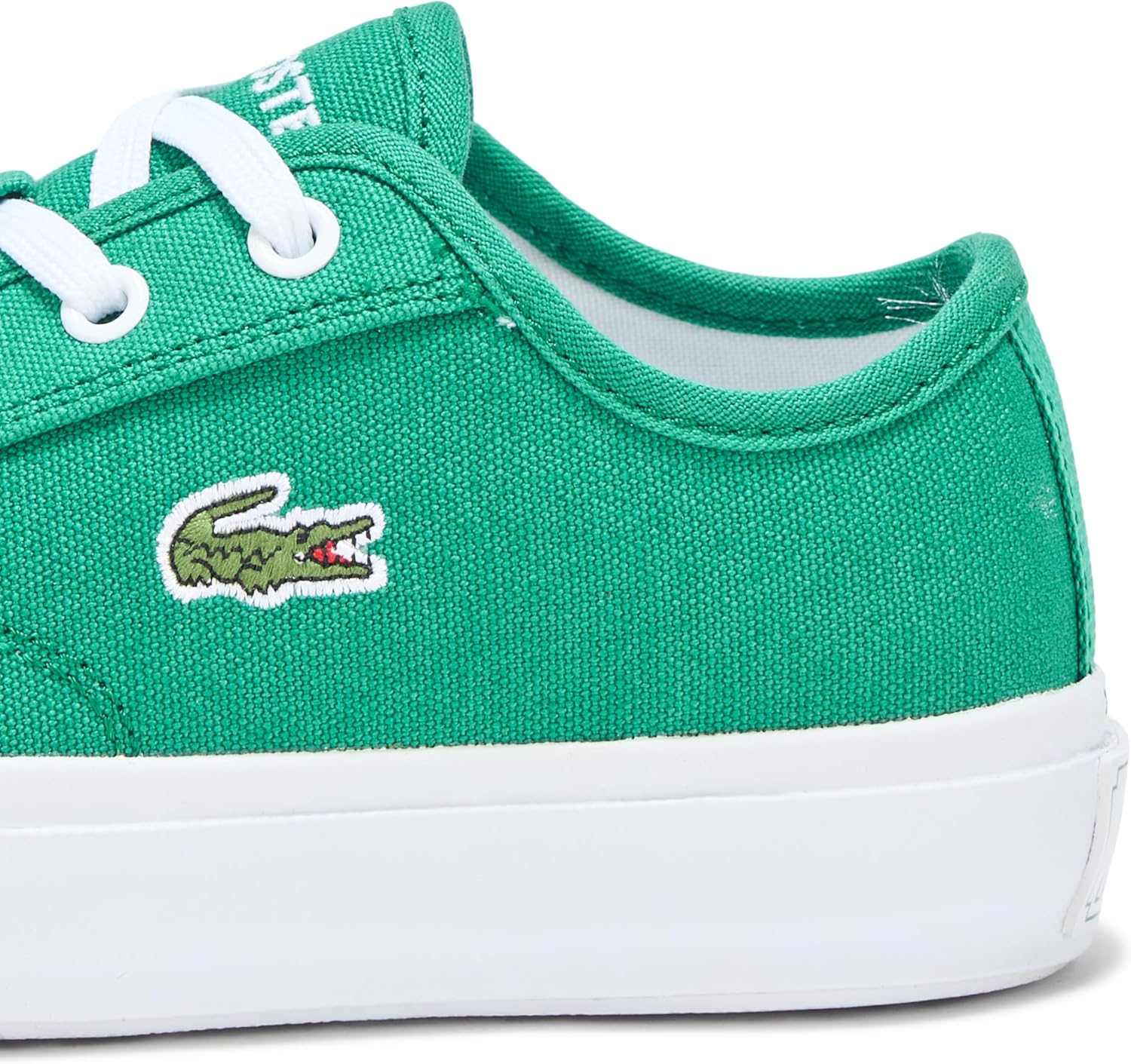 Laceste Unisex-Child детские кроссовки Backcourt Lacoste, Dark Marzipan/Dark Ginger Green/Navy Blue — фото 4