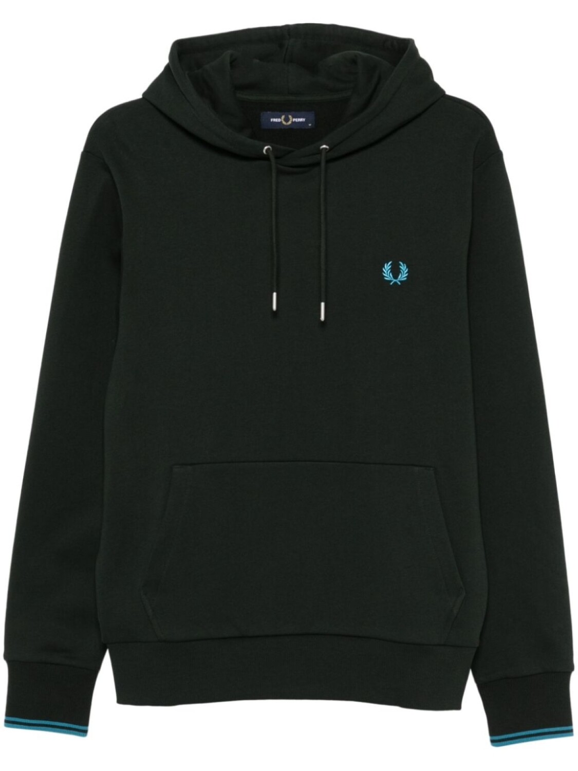 

Толстовка с капюшоном Fred Perry Tipped, зеленый