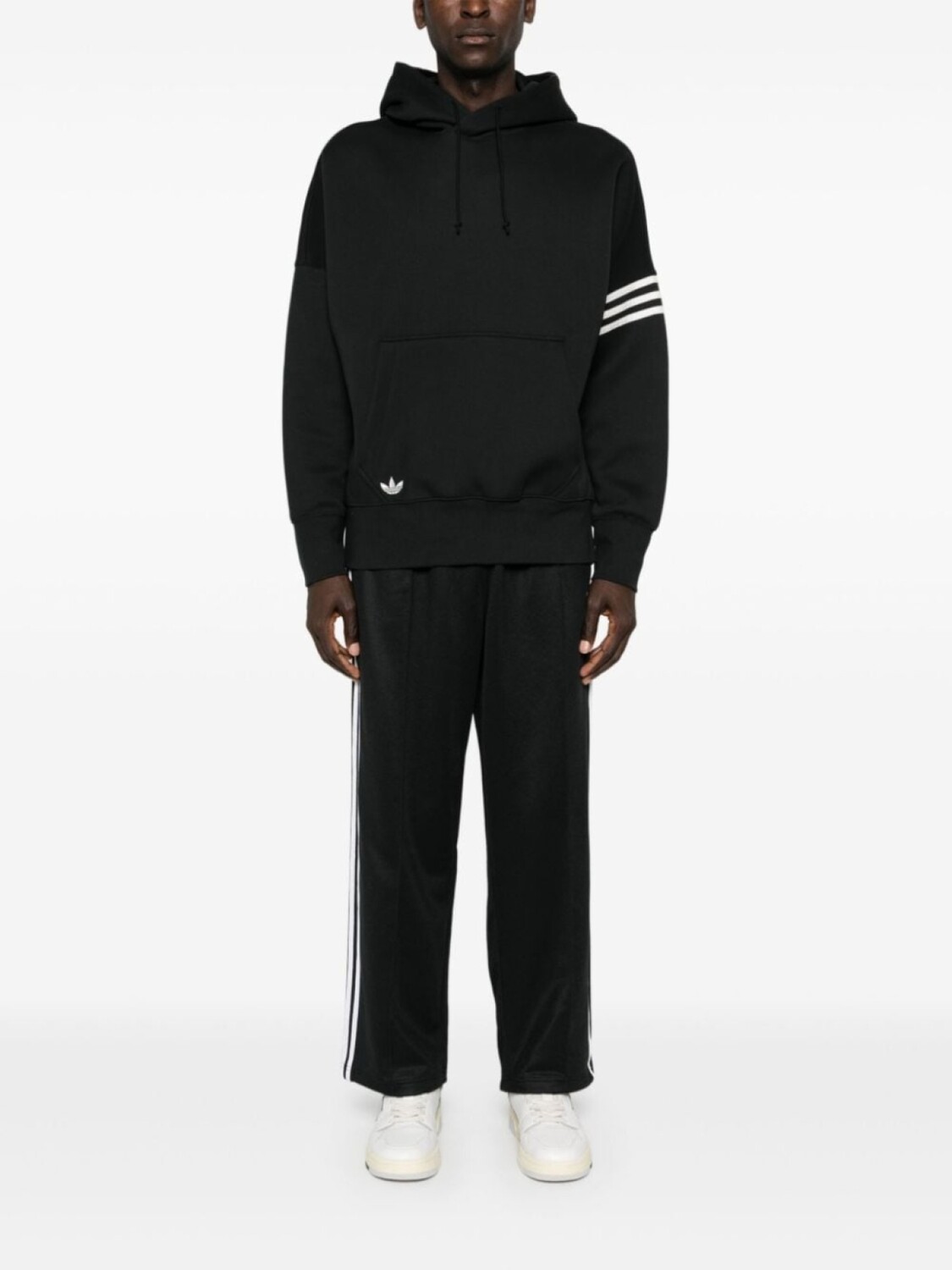 Adidas спортивные брюки с полосками 3-Stripes, черный — фото 2