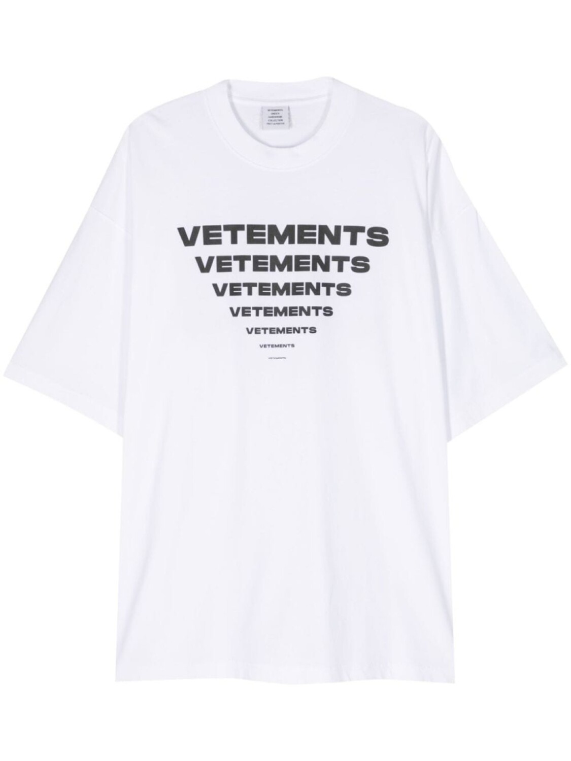 

VETEMENTS футболка с логотипом, белый