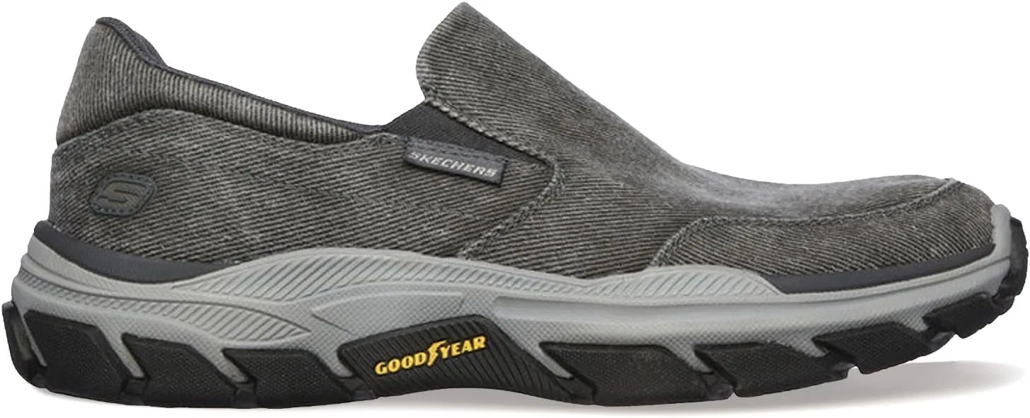 Кроссовки Skechers Men's Respected Fallston, Charcoal — фото 3