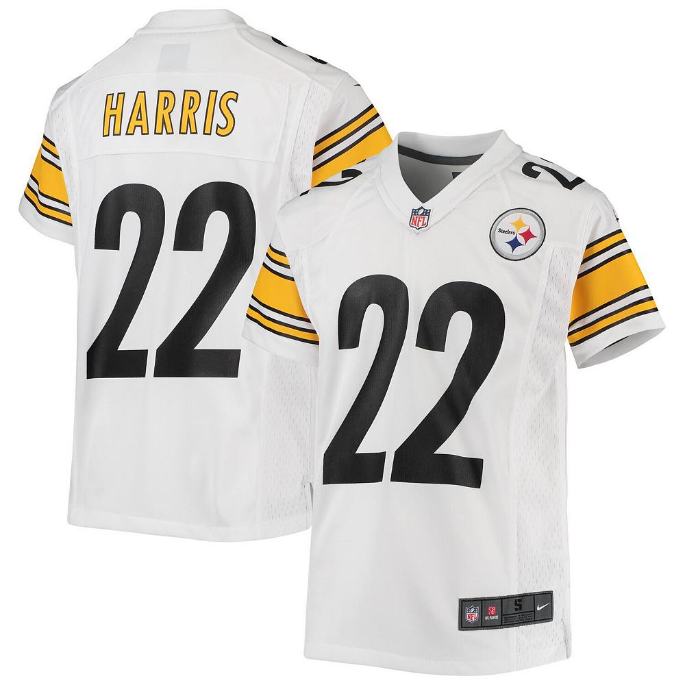 

Молодежная игровая майка Nike Najee Harris White Pittsburgh Steelers, цвет Stl White