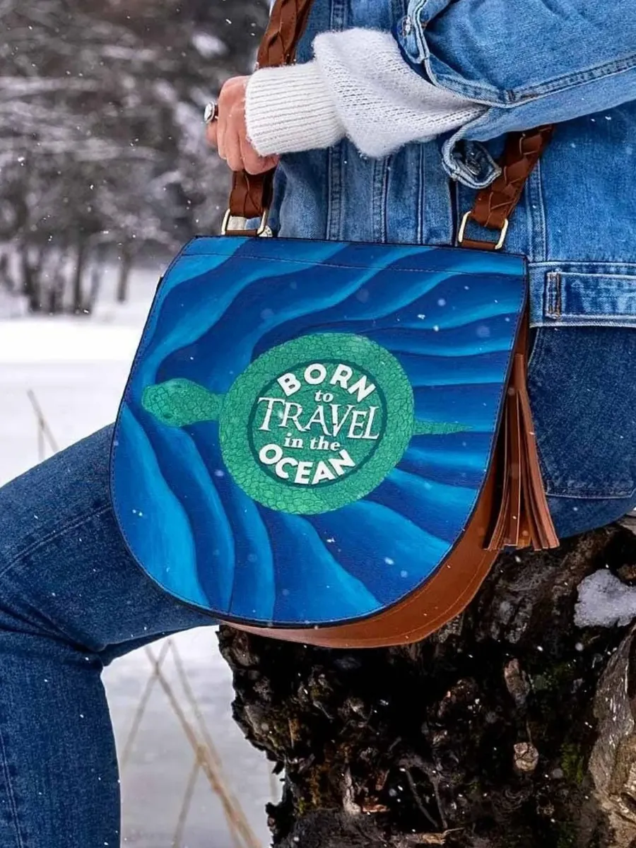 

Сумка через плечо DOGO "Женская сумка Ivy Bag Born to Travel in the Ocean Женская сумка Vegan ", Vegan, коричневый