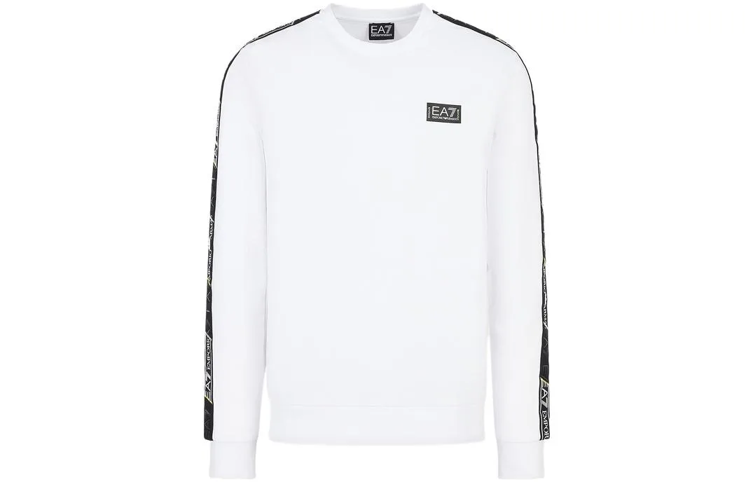 EMPORIO ARMANI EA7 Свитшот мужской белый Moderate