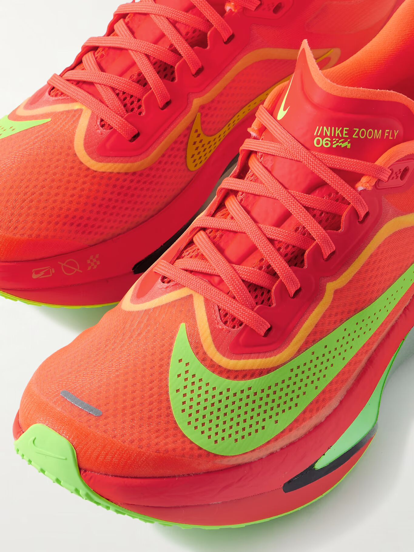 

Кроссовки Zoom Fly 6 Mesh для бега NIKE RUNNING, оранжевый
