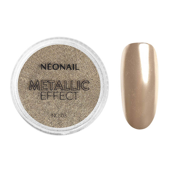 

Пудра для дизайна ногтей 03, 0,2 г Neonail Metallic effect, цвет 03
