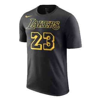 

Футболка Nike Los Angeles Lakers Lebron James Lakers Short-Sleeved Man Black, черный