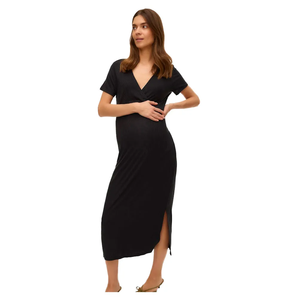 

Платье с коротким рукавом Mamalicious Trinity Tess Maternity, черный
