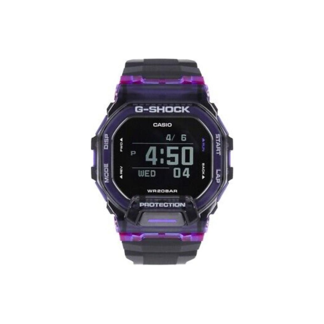 

G-SHOCK Часы Casio G SQUAD Bright Series GBD 200SM 1A6, Black Dial