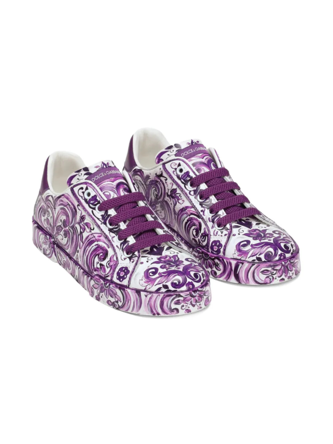 

Dolce & Gabbana Kids кеды Portofino, белый